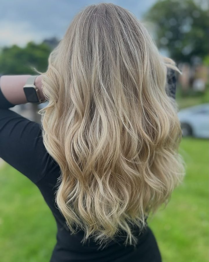 Helle Balayage in Blond – Friseurteam Ricker Dülmen